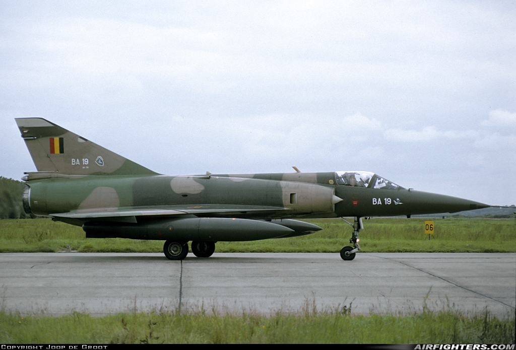 Belgium - Air Force Dassault Mirage 5BA BA19 at Leeuwarden (LWR / EHLW), Netherlands