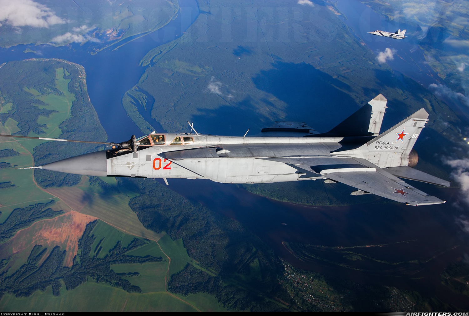 Russia - Air Force Mikoyan-Gurevich MiG-31BM RF-92453 at In Flight, Russia