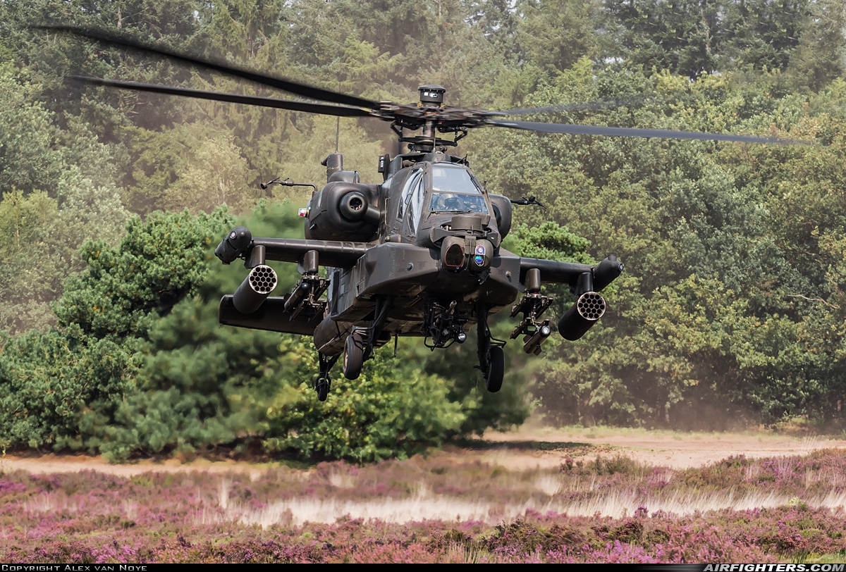 Netherlands - Air Force Boeing AH-64DN Apache Longbow Q-19 at Off-Airport - Oirschotse Heide (GLV5), Netherlands