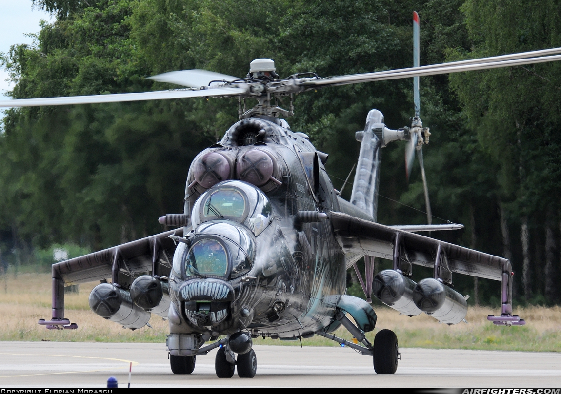 Czech Republic - Air Force Mil Mi-35 (Mi-24V) 3366 at Geilenkirchen (GKE / ETNG), Germany