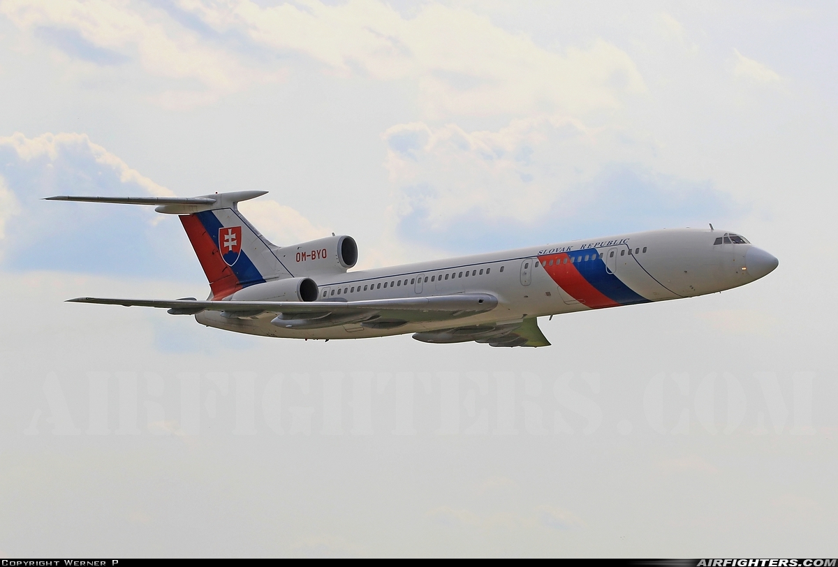 Slovakia - Government Tupolev Tu-154M OM-BYO at Sliac (LZSL), Slovakia