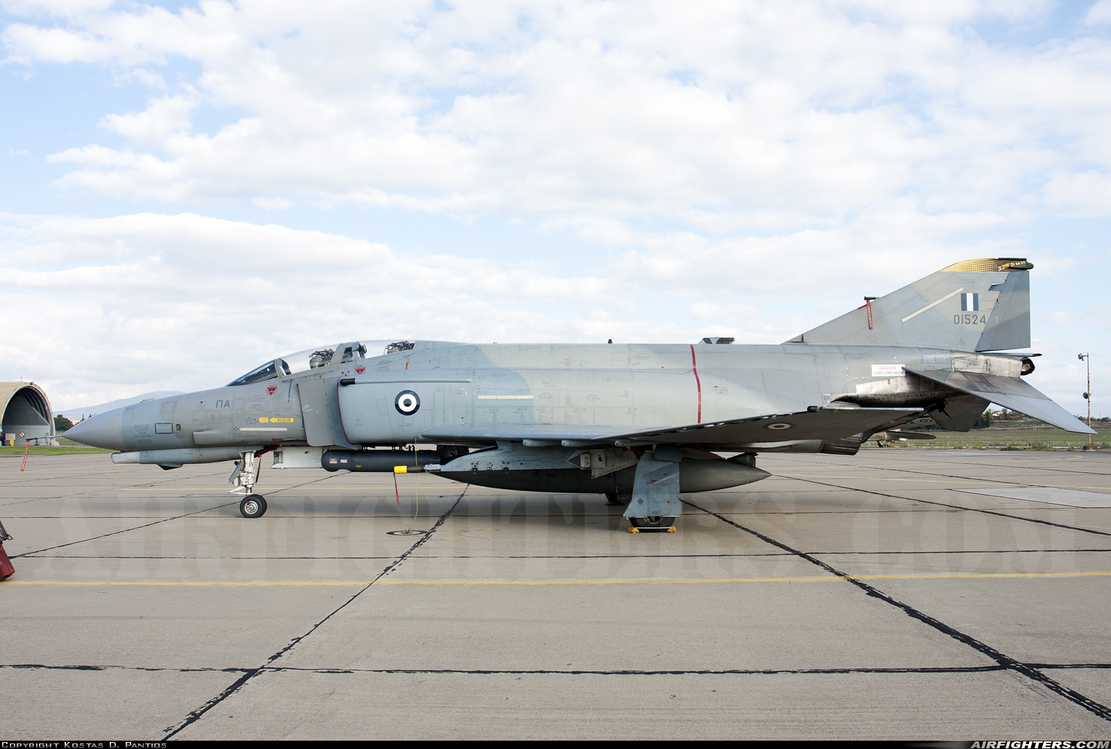 Greece - Air Force McDonnell Douglas F-4E AUP Phantom II 01524 at Tanagra (LGTG), Greece