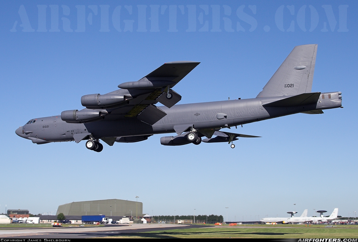 USA - Air Force Boeing B-52H Stratofortress 60-0021 at Waddington (WTN / EGXW), UK