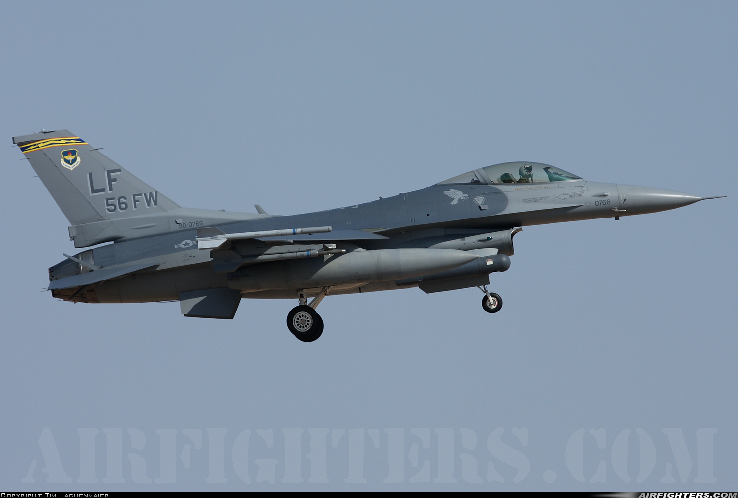 USA - Air Force General Dynamics F-16C Fighting Falcon 90-0766 at Glendale (Phoenix) - Luke AFB (LUF / KLUF), USA