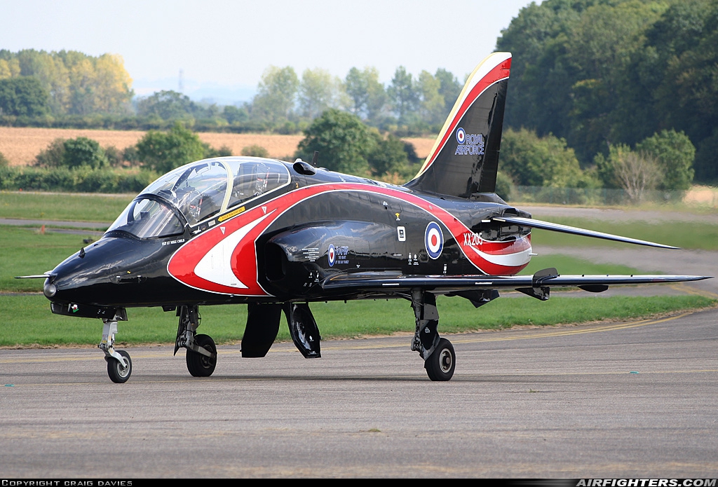 UK - Air Force British Aerospace Hawk T.1A XX205 at Kemble (EGBP), UK