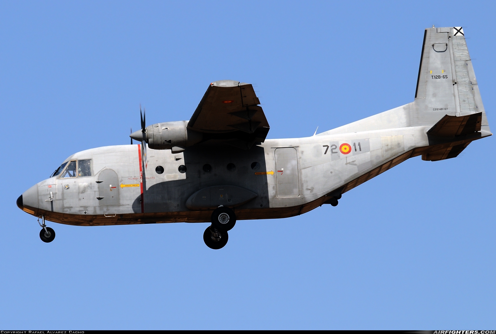 Spain - Air Force CASA C-212-100 Aviocar T.12B-65 at Valladolid (- Villanubla) (VLL / LEVD), Spain
