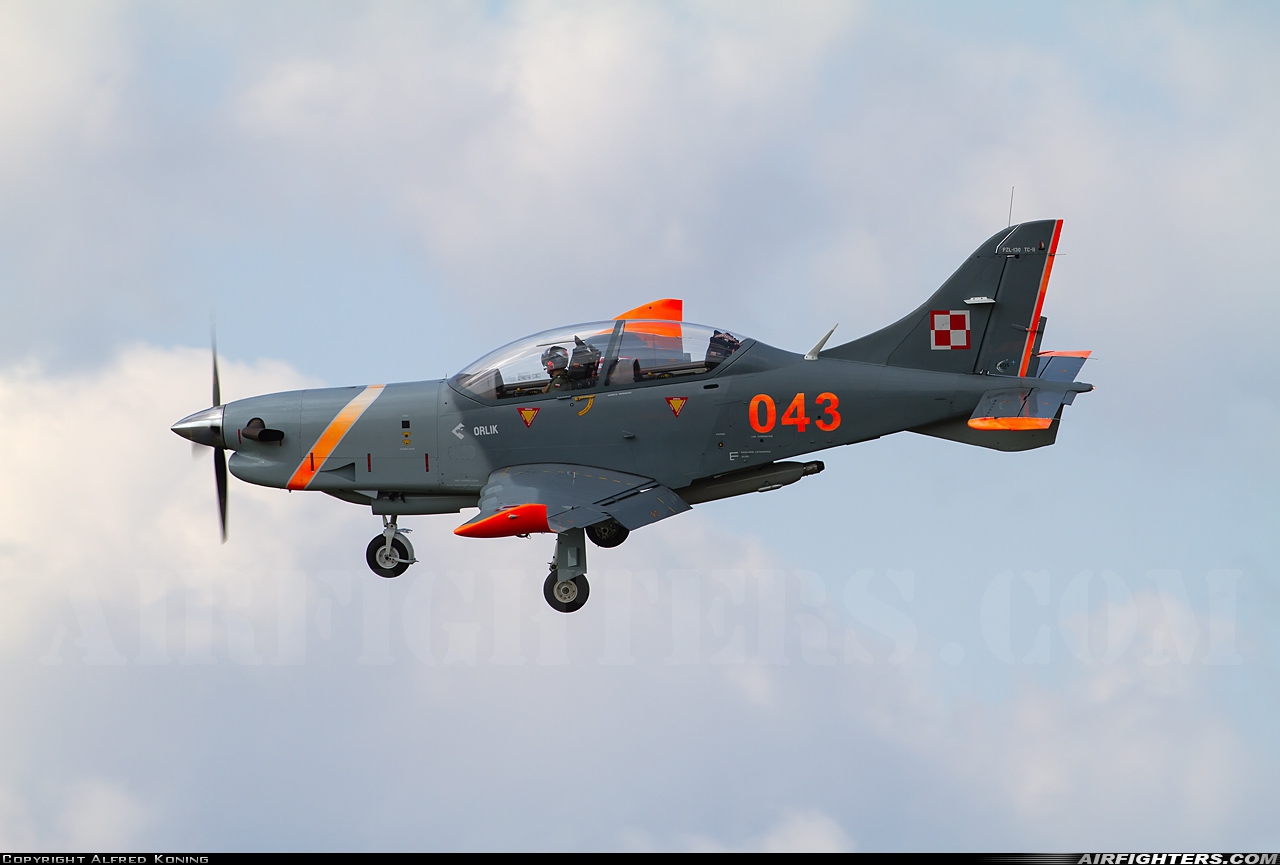 Poland - Air Force PZL-Okecie PZL-130TC-2 Orlik 043 at Radom - Sadkow (EPRA), Poland