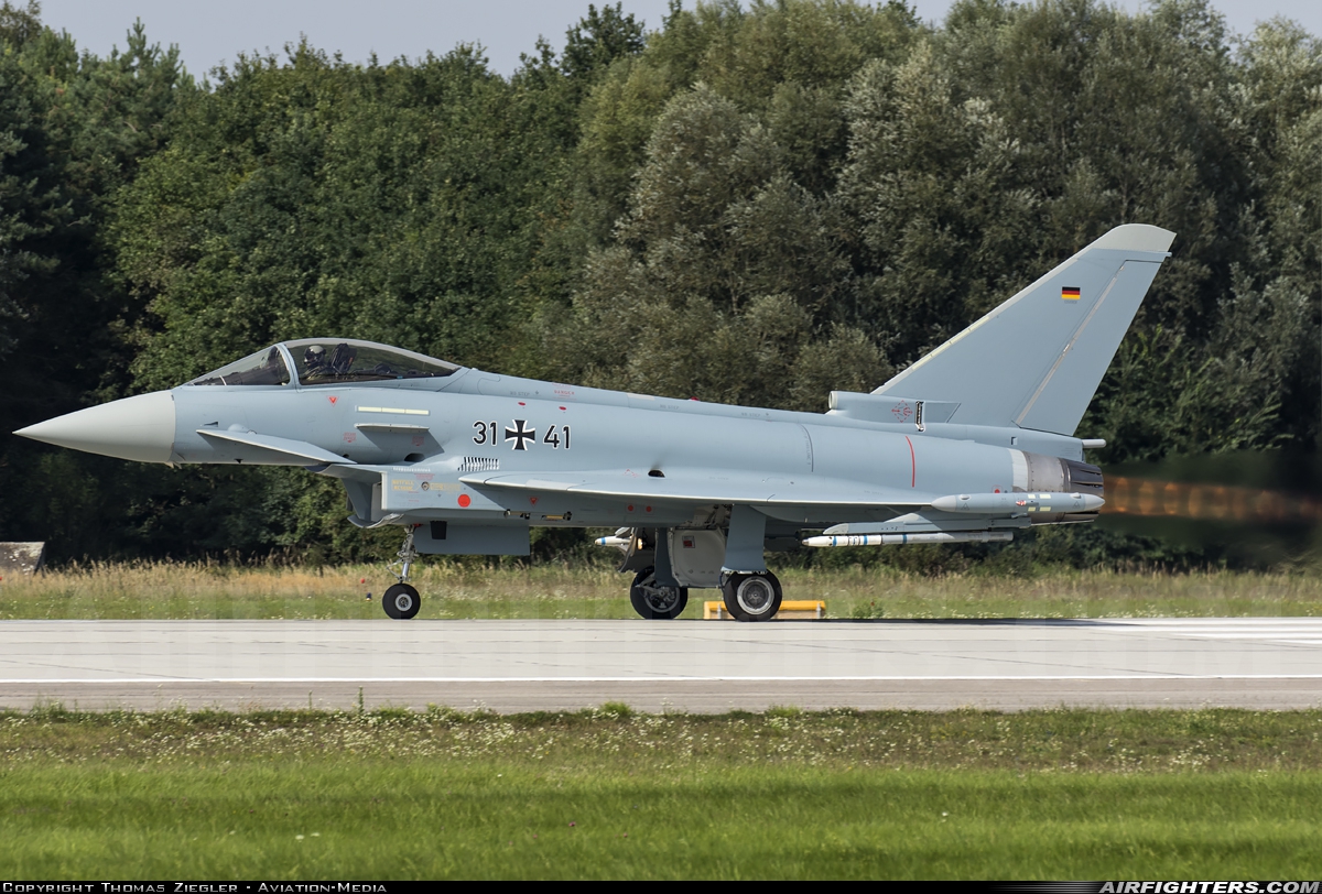 Germany - Air Force Eurofighter EF-2000 Typhoon S 31+41 at Ingolstadt - Manching (ETSI), Germany