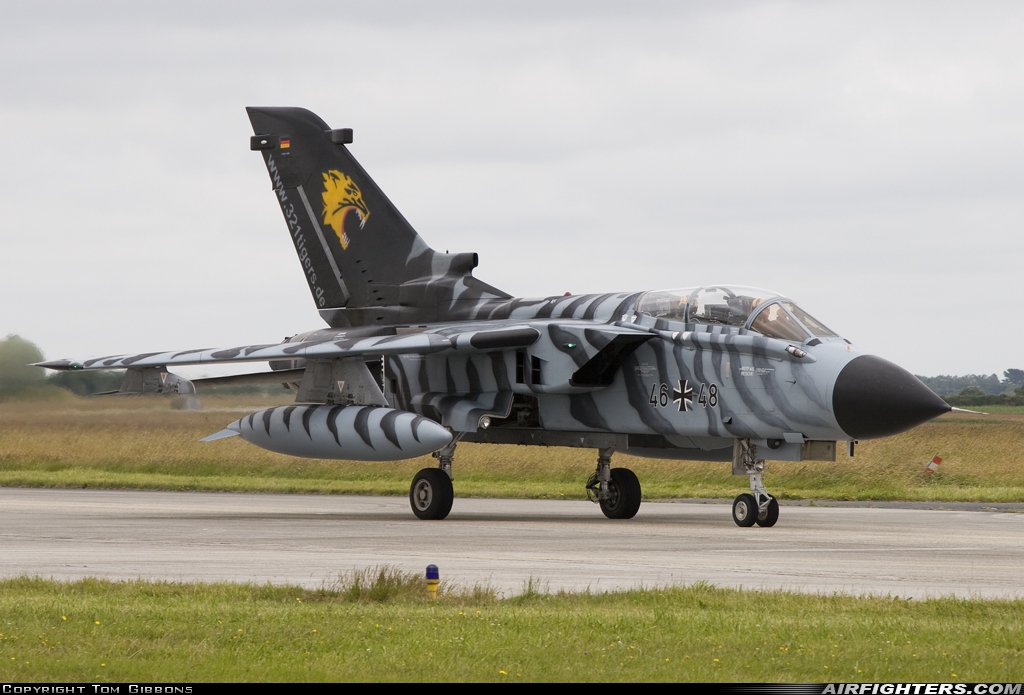 Germany - Air Force Panavia Tornado ECR 46+48 at Landivisiau (LDV / LFRJ), France
