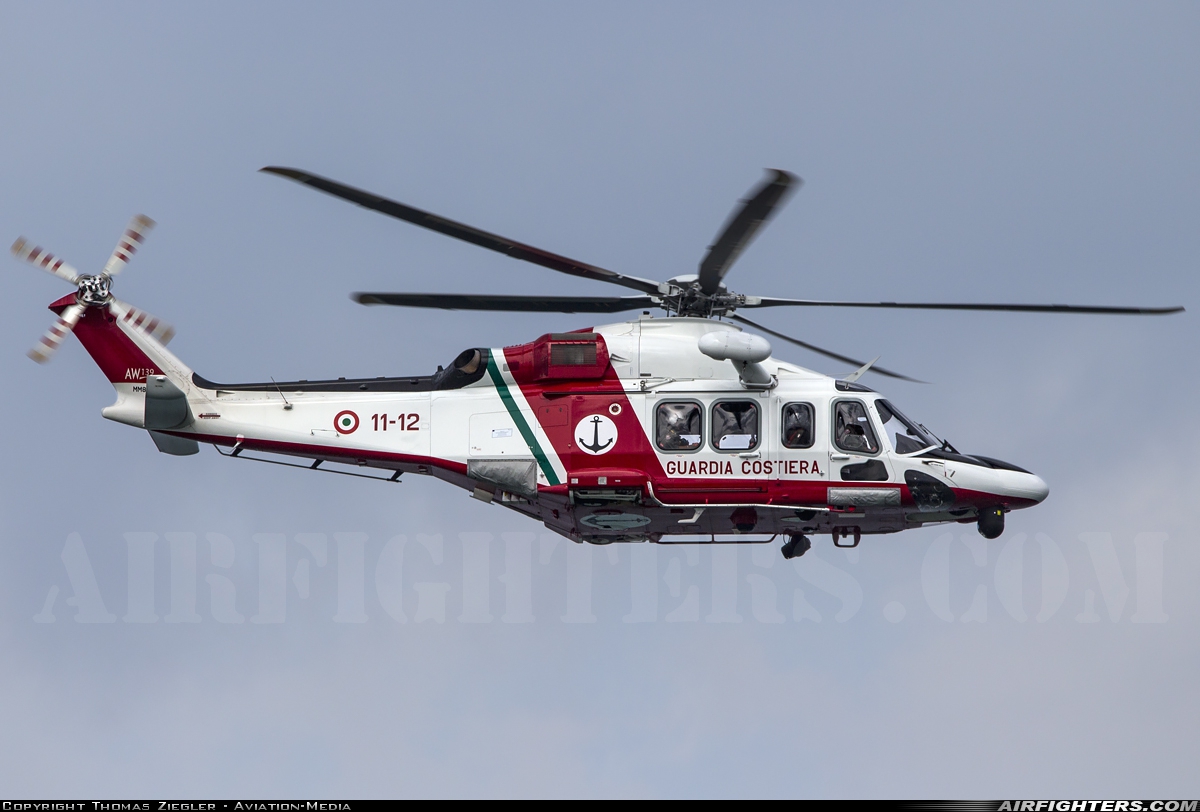 Italy - Guardia Costiera AgustaWestland PH-139C MM81911 at Off-Airport - Misano Adriatico, Italy