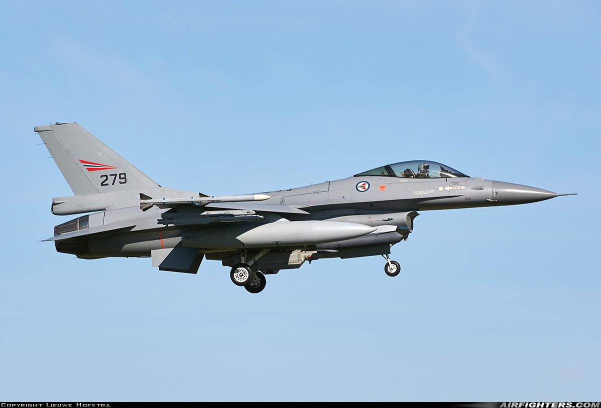 Norway - Air Force General Dynamics F-16AM Fighting Falcon 279 at Leeuwarden (LWR / EHLW), Netherlands
