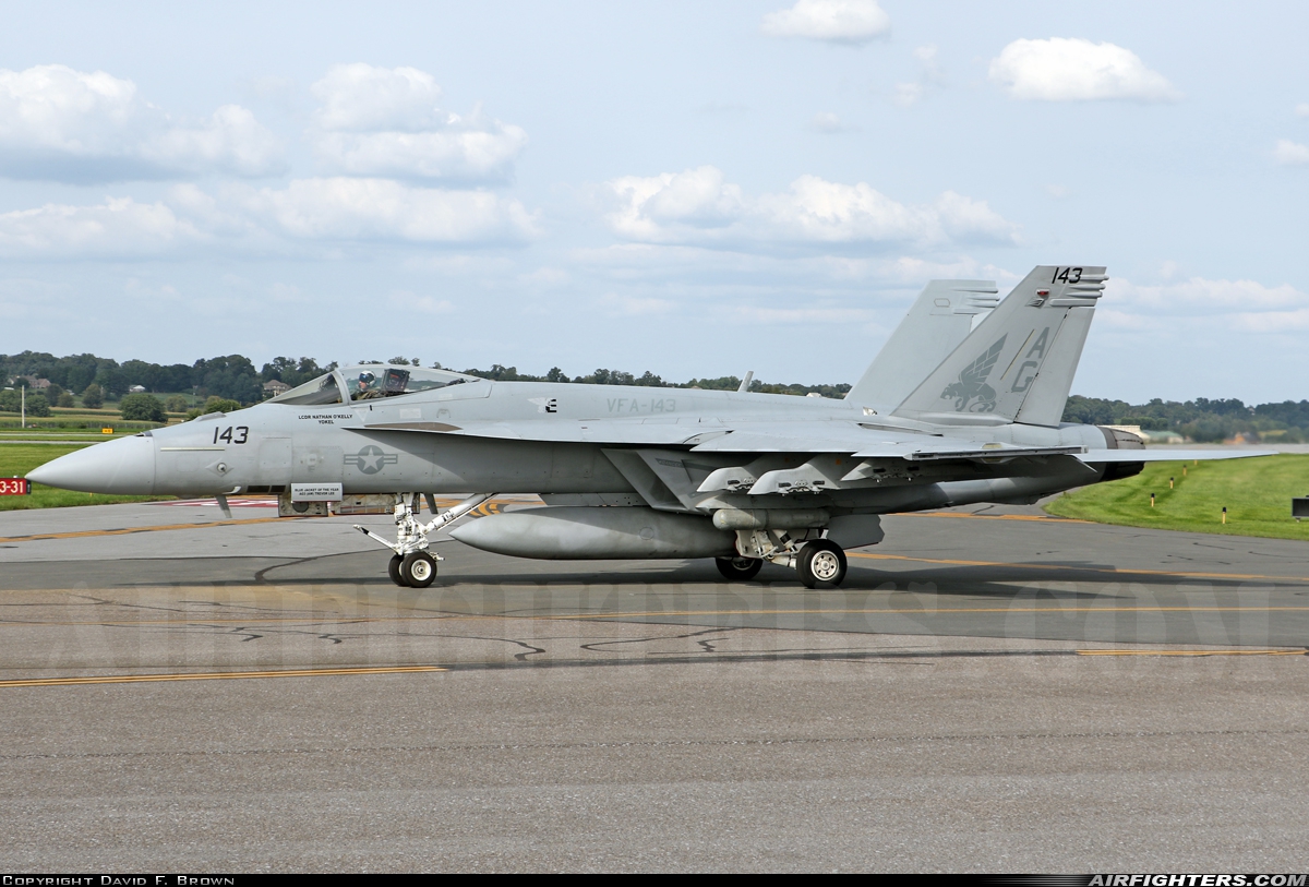 USA - Navy Boeing F/A-18E Super Hornet 168923 at Lancaster Airport (LNS / KLNS), USA