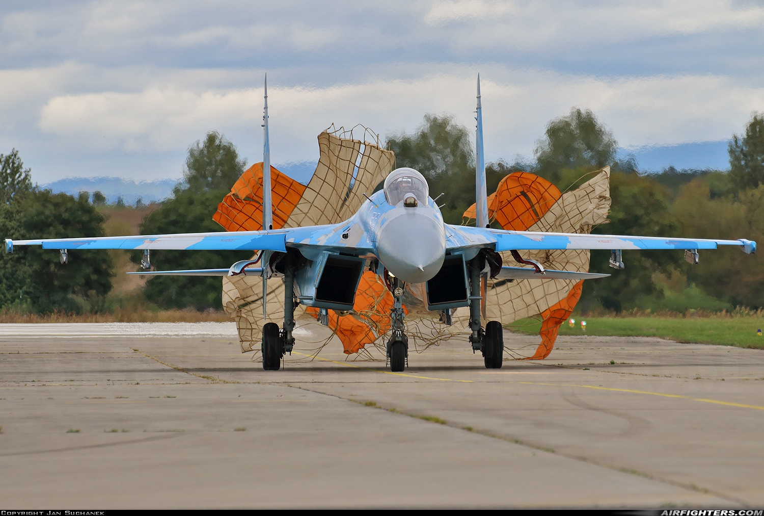 Ukraine - Air Force Sukhoi Su-27P1M  at Hradec Kralove (LKHK), Czech Republic