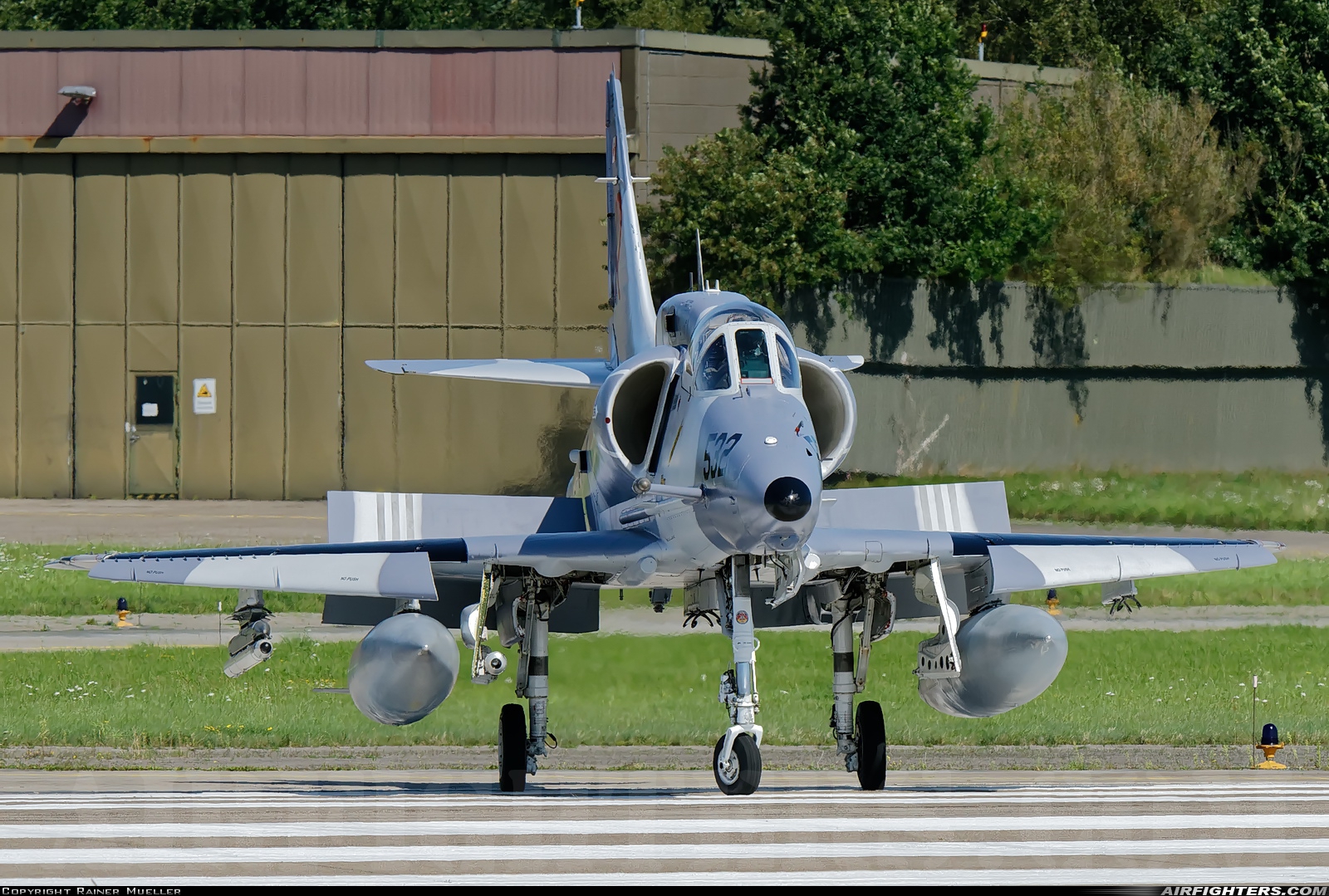 Company Owned - Discovery Air Defence Services Douglas A-4N Skyhawk C-FGZH at Wittmundhafen (Wittmund) (ETNT), Germany