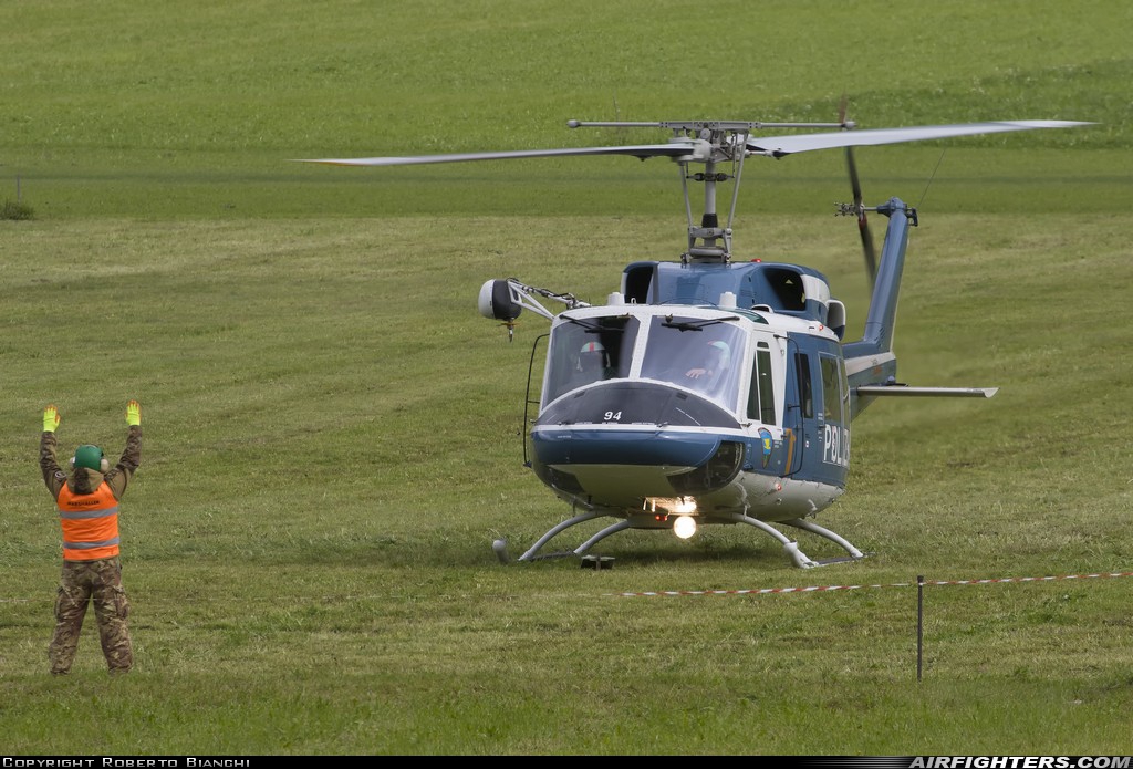 Italy - Polizia Agusta-Bell AB-212AM MM81653 at Dobbiaco (LIVD), Italy