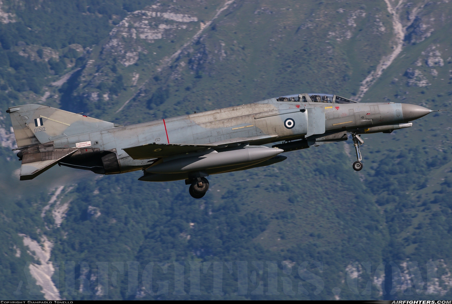 Greece - Air Force McDonnell Douglas F-4E AUP Phantom II 01512 at Aviano (- Pagliano e Gori) (AVB / LIPA), Italy