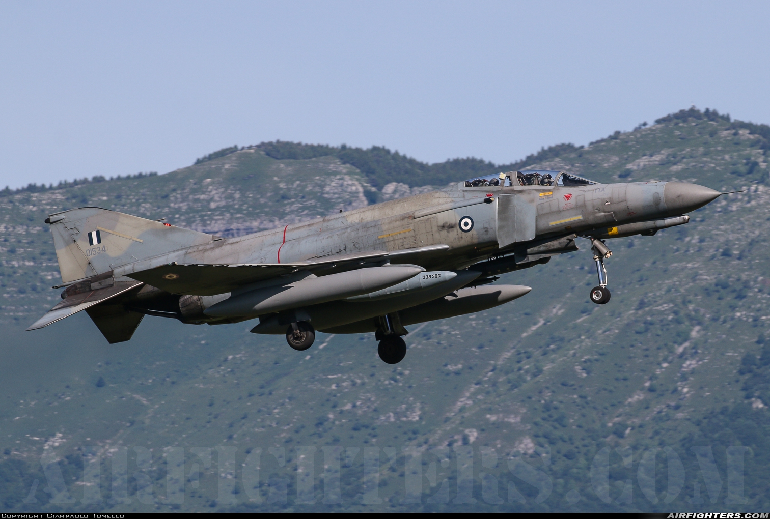 Greece - Air Force McDonnell Douglas F-4E AUP Phantom II 01534 at Aviano (- Pagliano e Gori) (AVB / LIPA), Italy