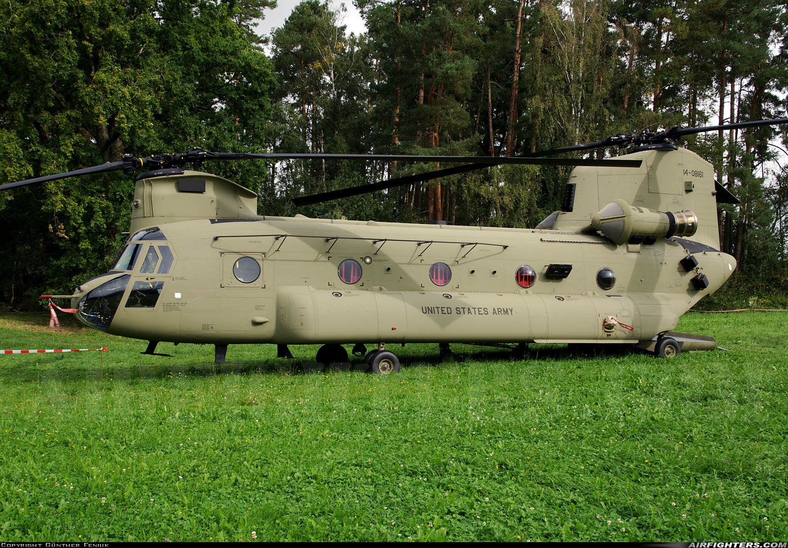 USA - Army Boeing Vertol CH-47F Chinook 14-08161 at Ansbach-Petersdorf (EDQF), Germany