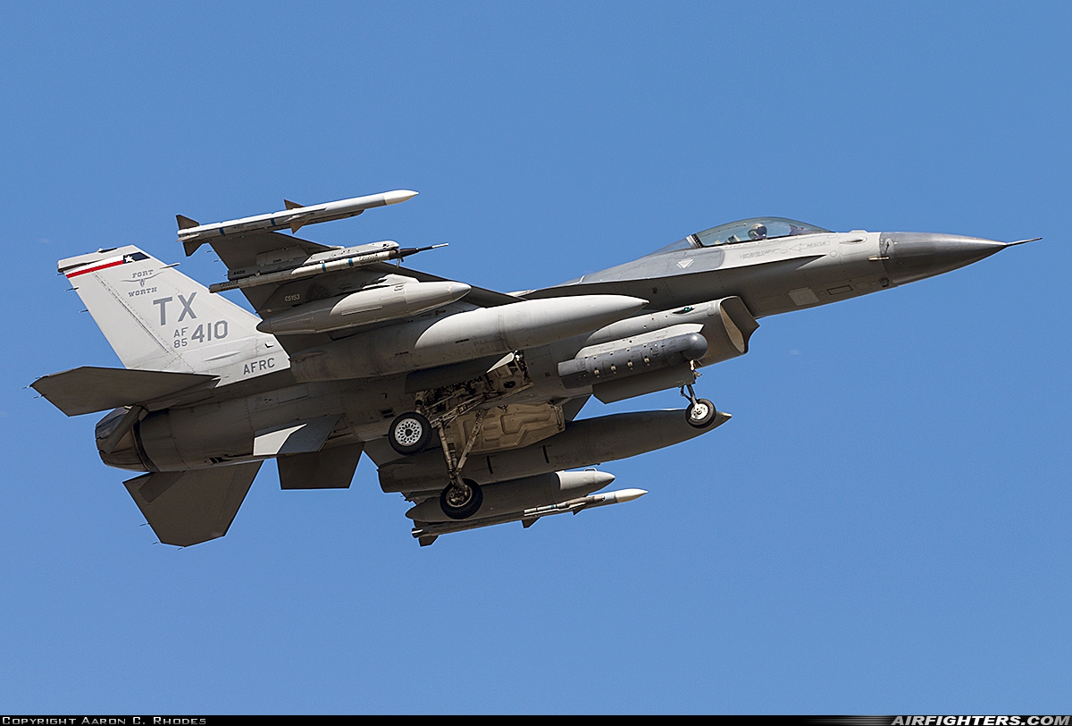 USA - Air Force General Dynamics F-16C Fighting Falcon 85-1410 at Portland - Int. (PDX / KPDX), USA