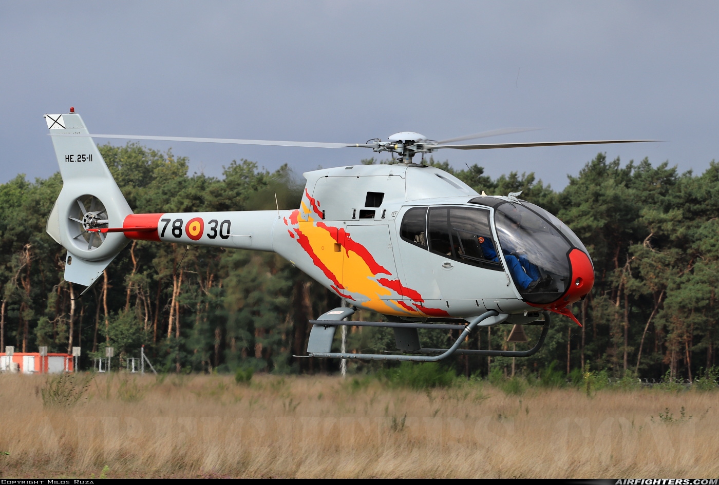 Spain - Air Force Eurocopter EC-120B Colibri HE.25-11 at Kleine Brogel (EBBL), Belgium