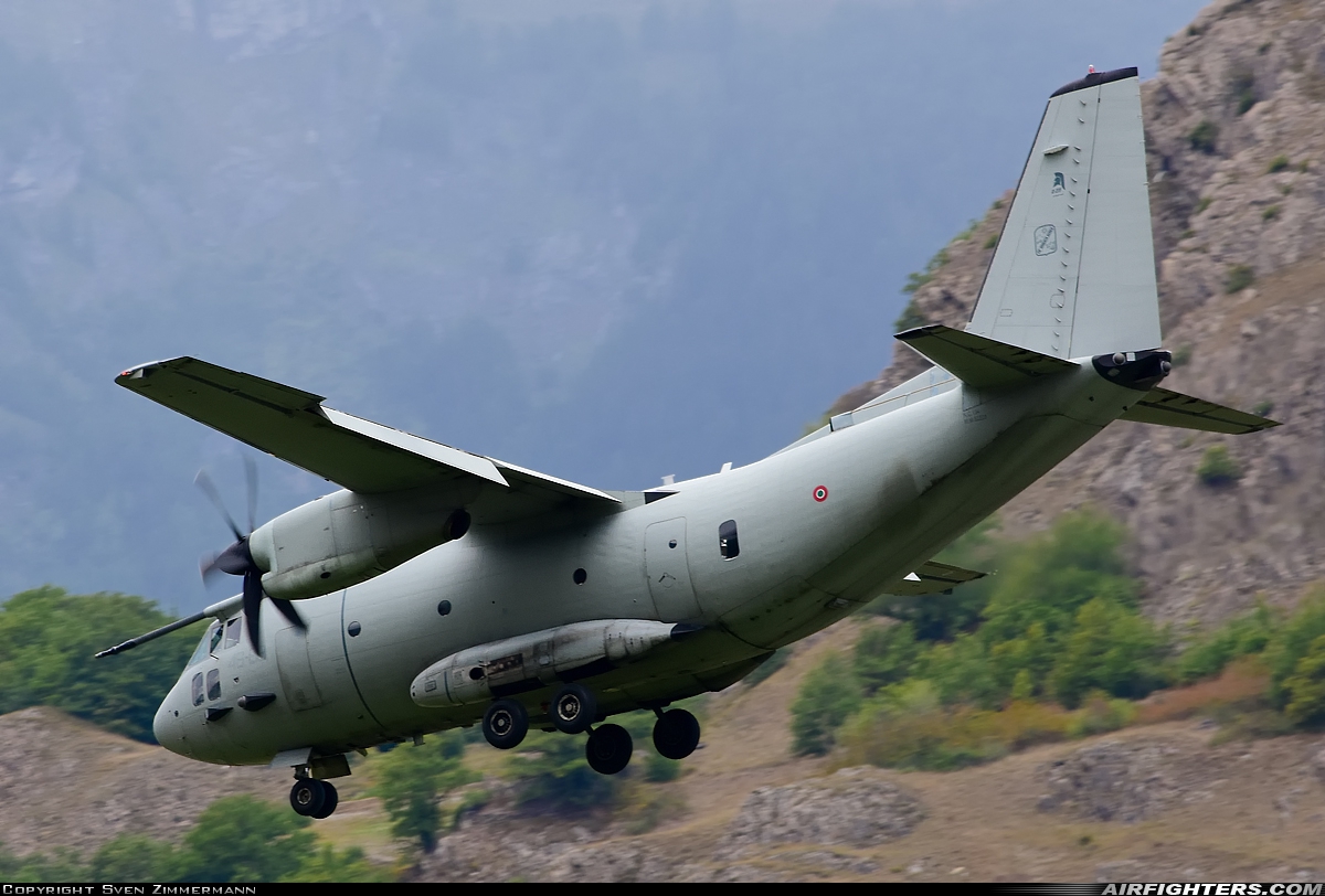 Italy - Air Force Alenia Aermacchi C-27J Spartan MM62223 at Sion (- Sitten) (SIR / LSGS / LSMS), Switzerland