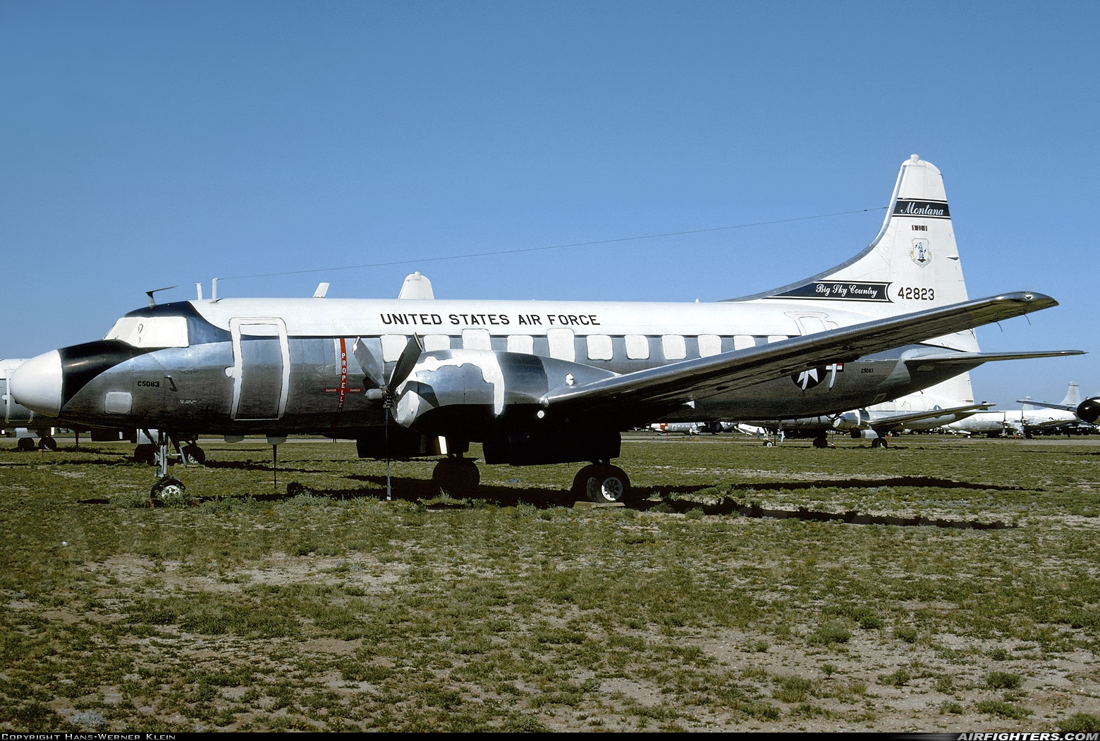 USA - Air Force Convair VC-131D (340-79) 54-2823 at Tucson - Davis-Monthan AFB (DMA / KDMA), USA