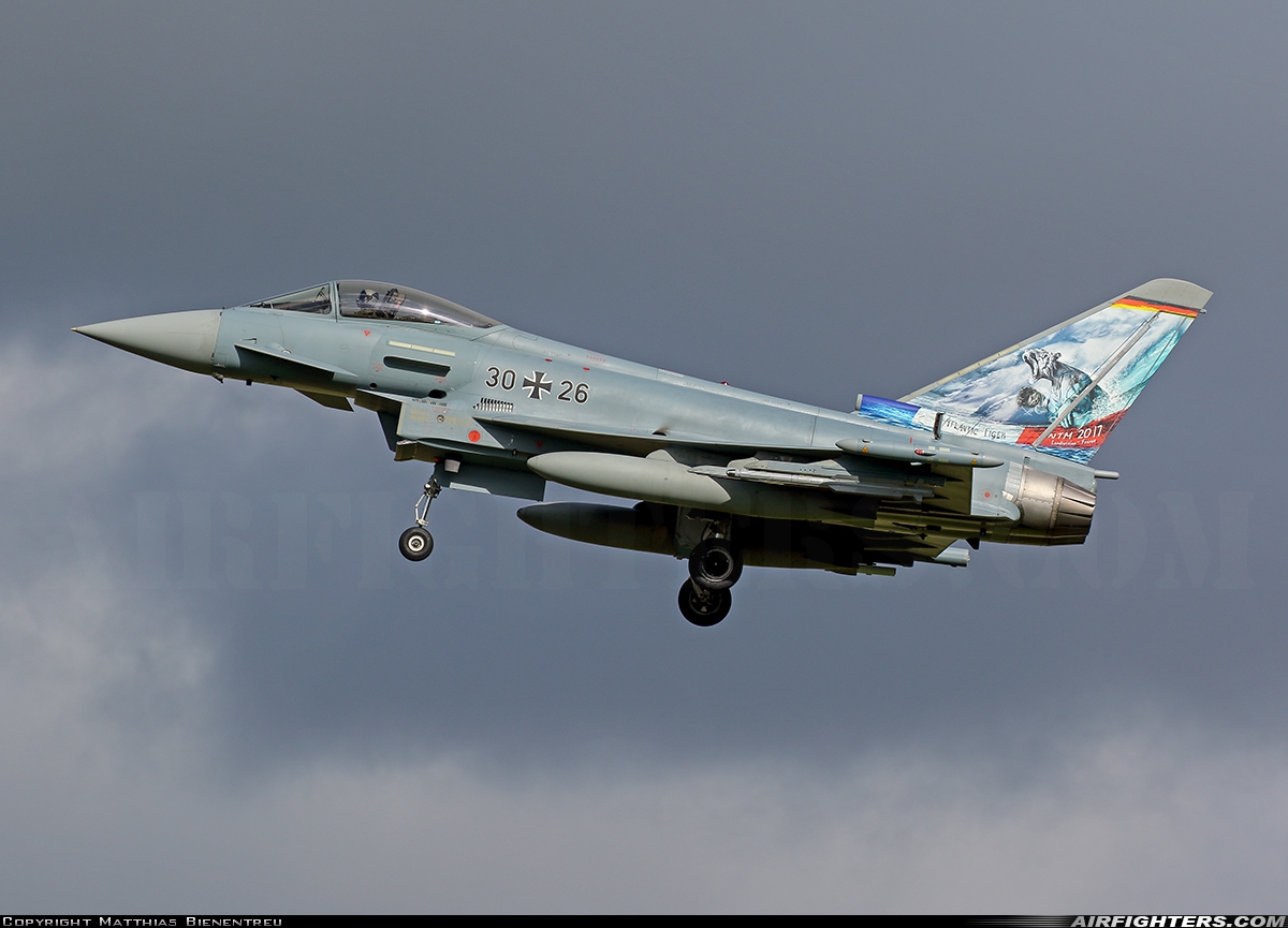Germany - Air Force Eurofighter EF-2000 Typhoon S 30+26 at Norvenich (ETNN), Germany