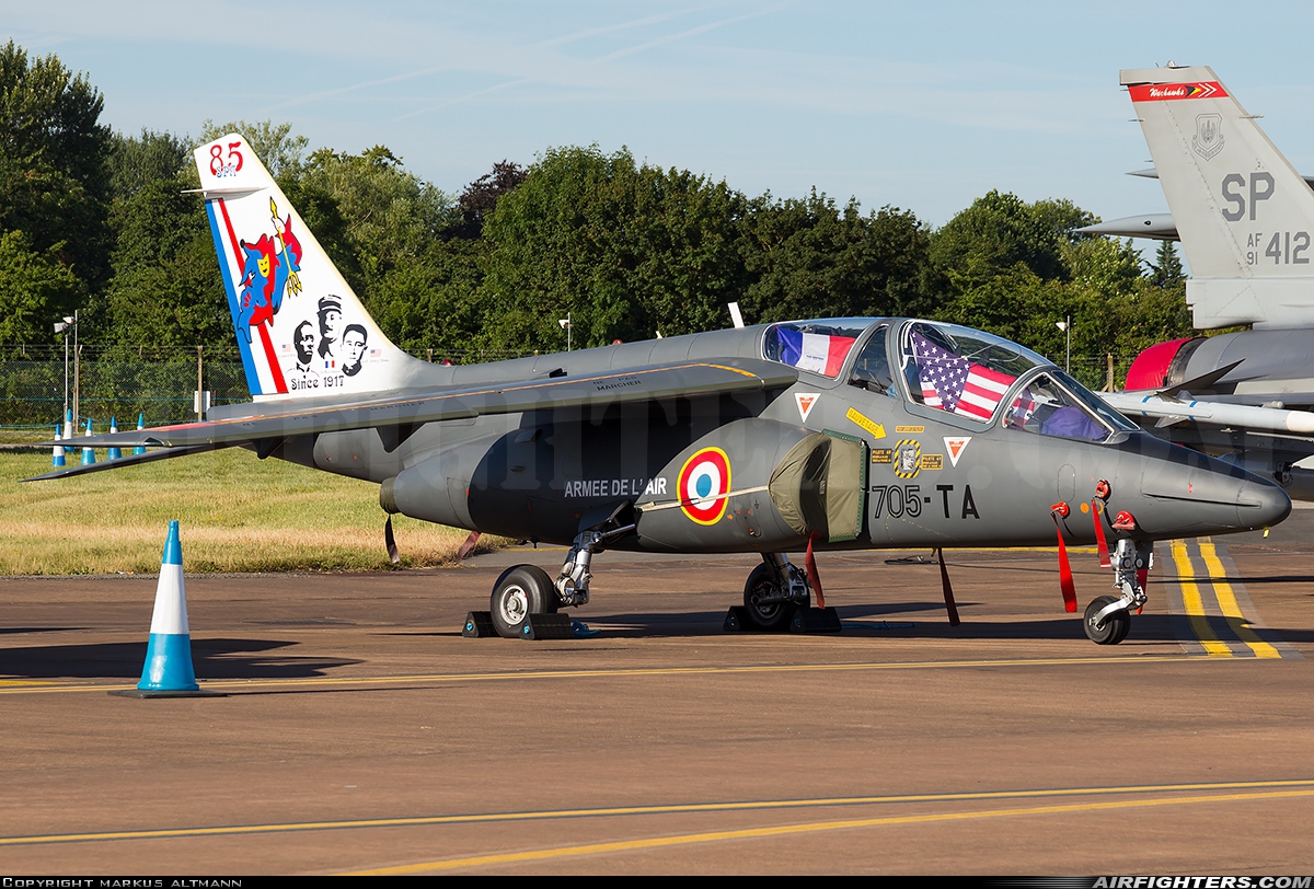 France - Air Force Dassault/Dornier Alpha Jet E E42 at Fairford (FFD / EGVA), UK