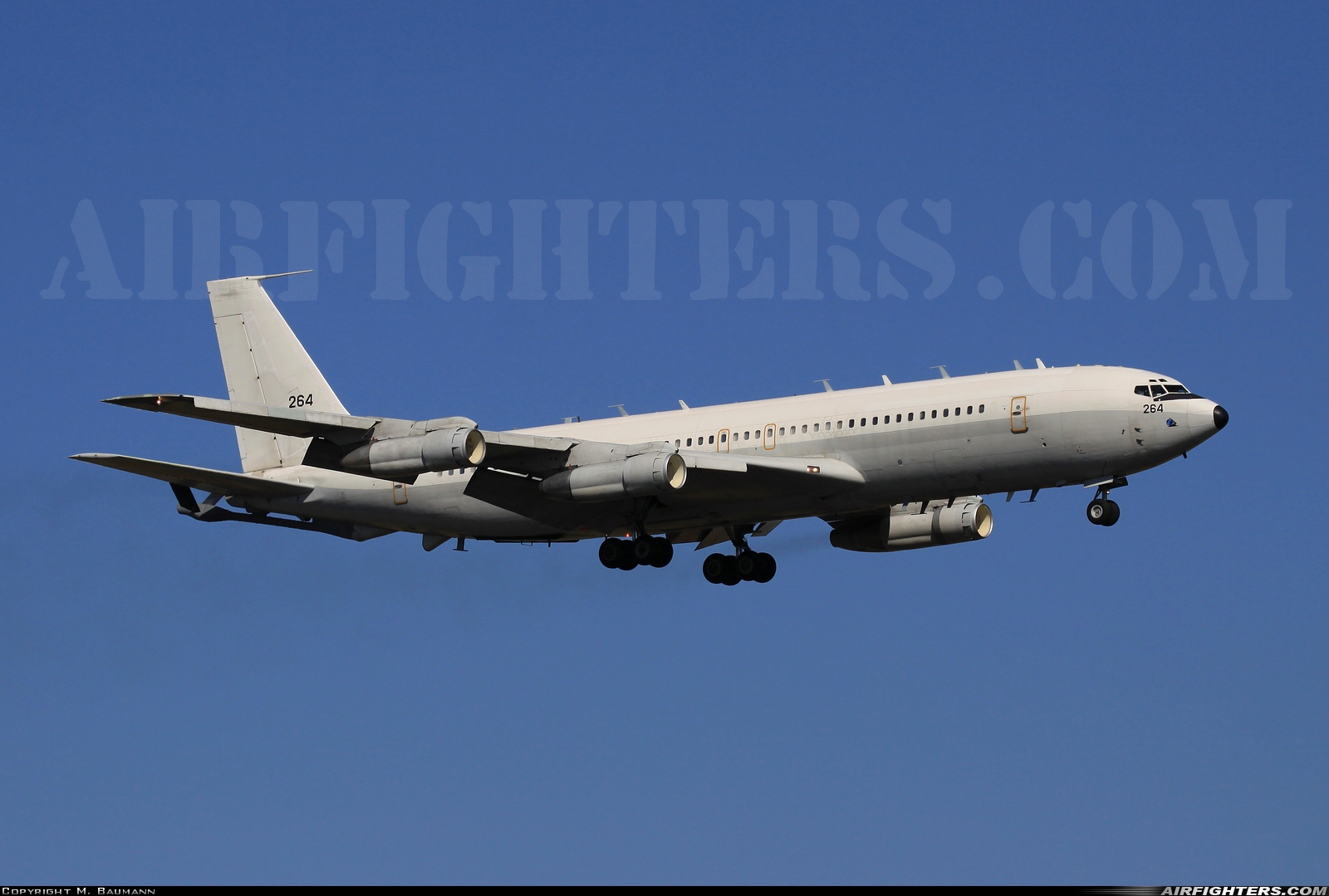 Israel - Air Force Boeing 707-3J6C(KC) Re'em 264 at Decimomannu - (DCI / LIED), Italy