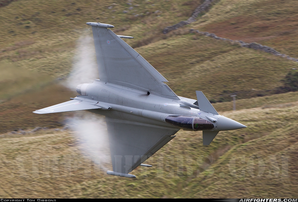 UK - Air Force Eurofighter Typhoon FGR4 ZK354 at Off-Airport - Machynlleth Loop Area, UK