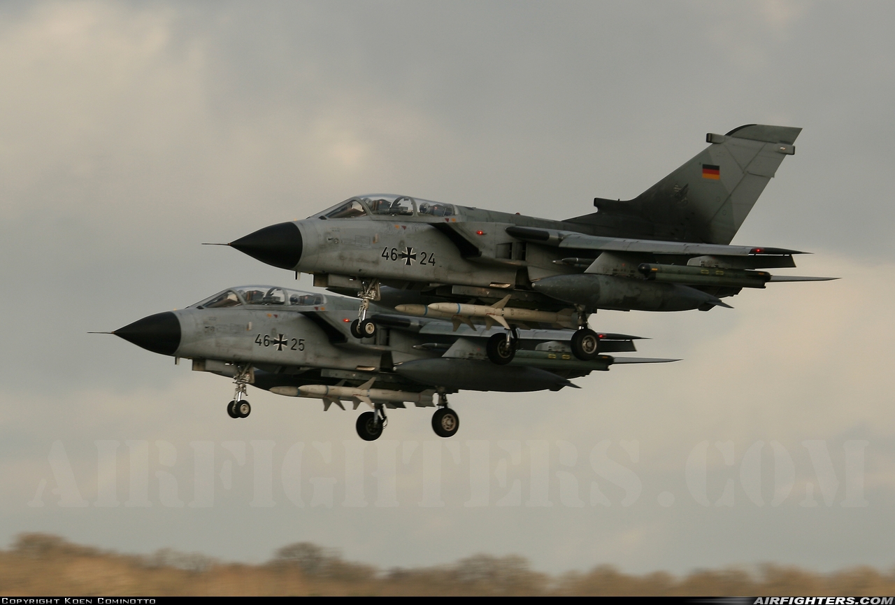Germany - Air Force Panavia Tornado ECR 46+24 at Florennes (EBFS), Belgium