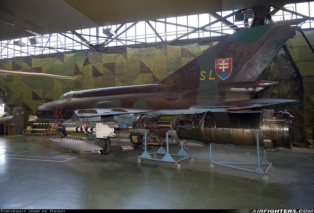 Slovakia - Air Force Mikoyan-Gurevich MiG-21MF 9713 at Piestany (PZY / LZPP), Slovakia