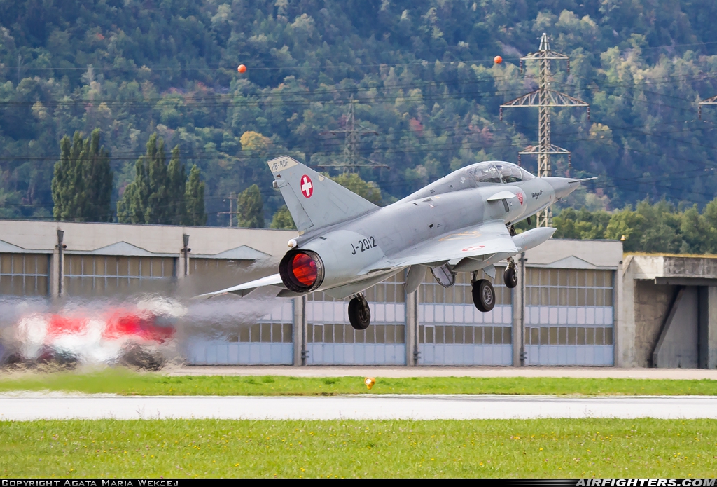 Private - Clin d'Ailes Payerne Dassault Mirage IIIDS HB-RDF at Sion (- Sitten) (SIR / LSGS / LSMS), Switzerland