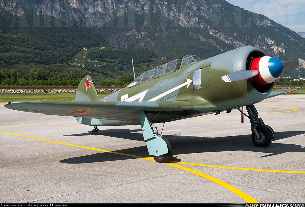 Private Yakovlev Yak-11 D-FJII at Trento - Mattarello (Gianni Caproni) (LIDT), Italy