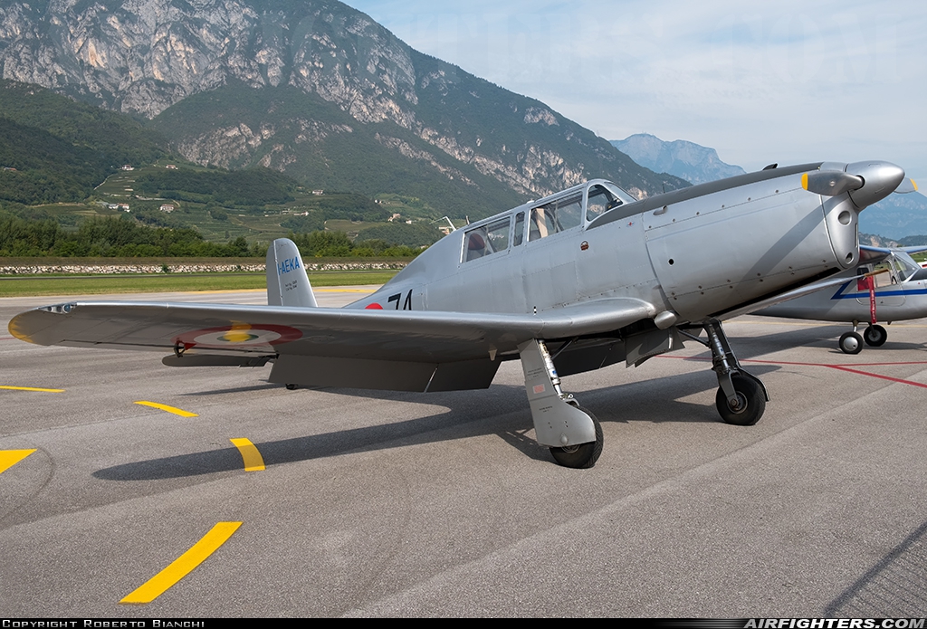 Private Fiat G-46-4B I-AEKA at Trento - Mattarello (Gianni Caproni) (LIDT), Italy