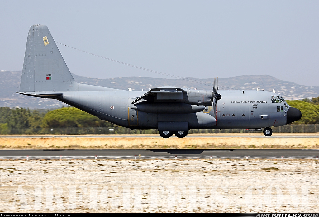 Portugal - Air Force Lockheed C-130H Hercules (L-382) 16805 at Faro (FAO / LPFR), Portugal