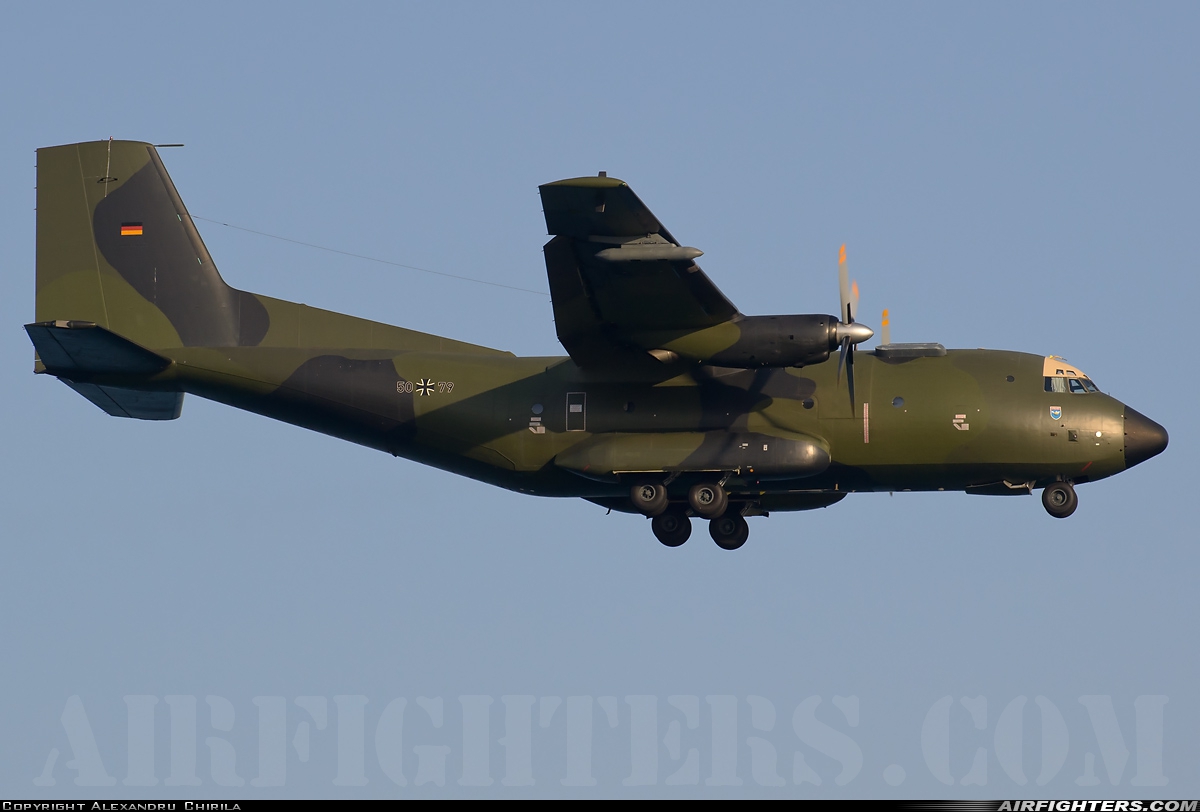 Germany - Air Force Transport Allianz C-160D 50+79 at Larnaca - Int. (LCA / LCLK), Cyprus