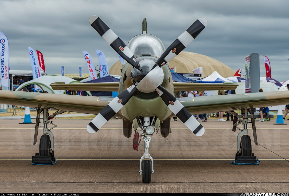 UK - Air Force Short Tucano T1 ZF378 at Fairford (FFD / EGVA), UK