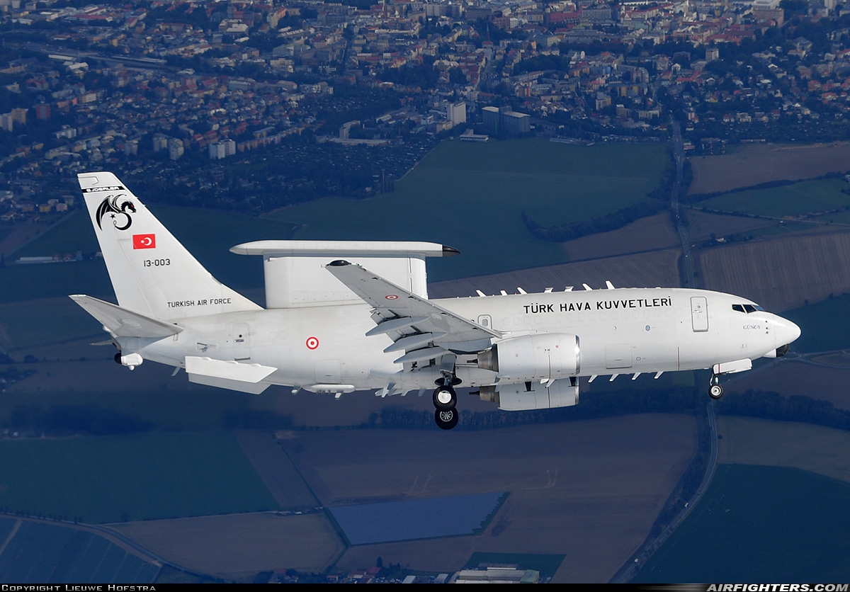 Türkiye - Air Force Boeing E-7T Wedgetail 13-003 at In Flight, Czech Republic