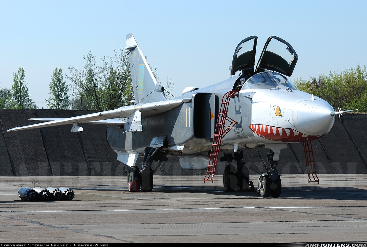 Ukraine - Air Force Sukhoi Su-24MR  at Lutsk - Vyshkiv, Ukraine