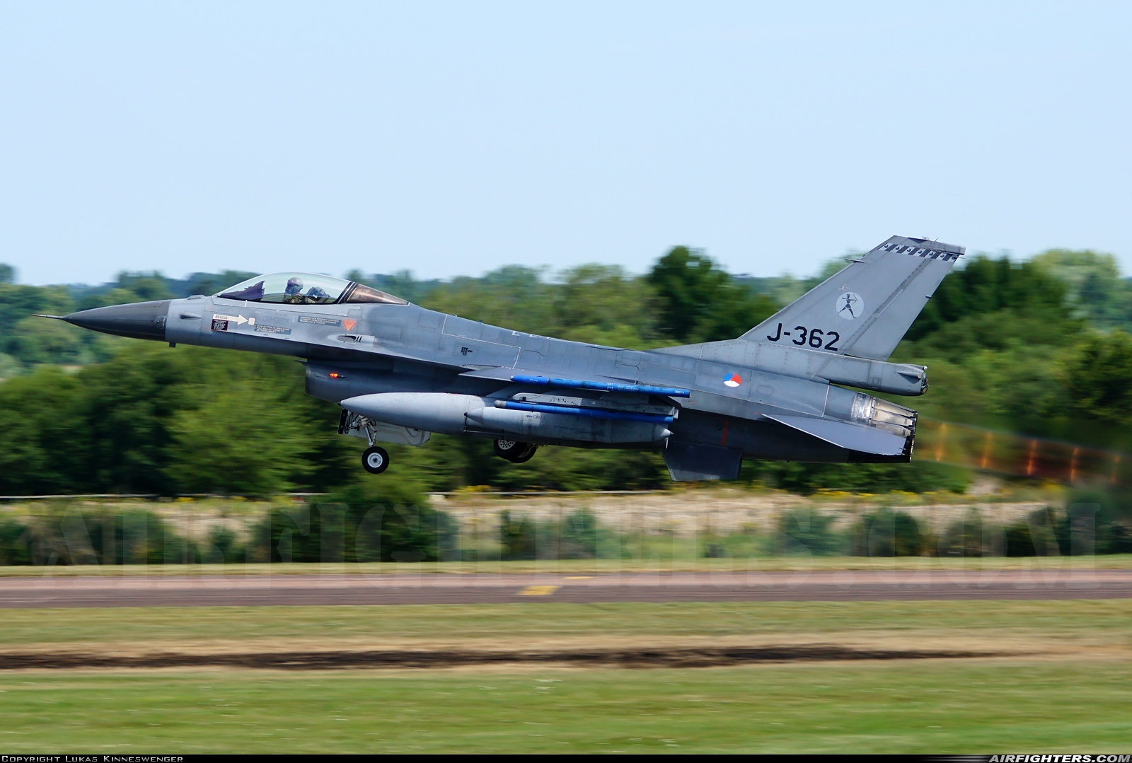 Netherlands - Air Force General Dynamics F-16AM Fighting Falcon J-362 at Fairford (FFD / EGVA), UK