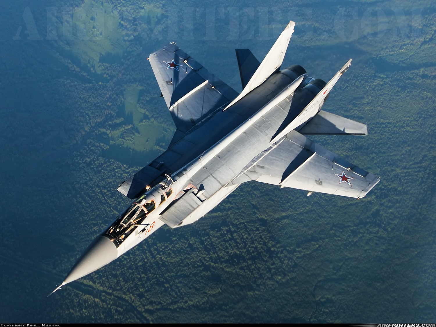 Russia - Air Force Mikoyan-Gurevich MiG-31BM RF-92455 at In Flight, Russia