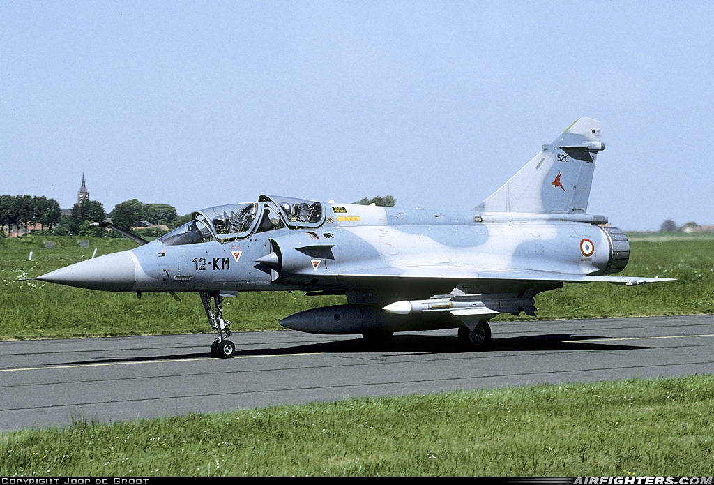 France - Air Force Dassault Mirage 2000B 526 at Cambrai - Epinoy (LFQI), France
