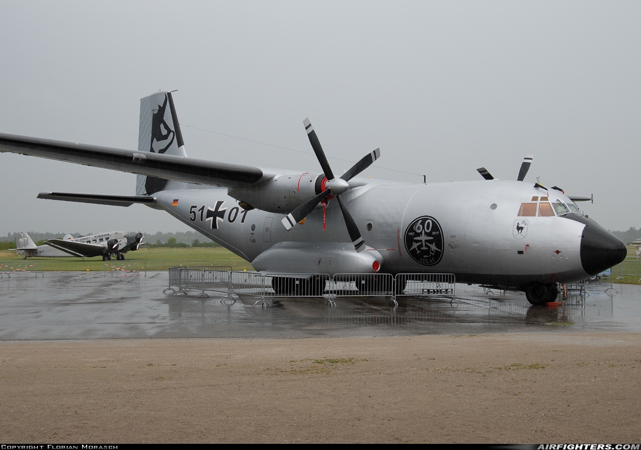 Germany - Air Force Transport Allianz C-160D 51+01 at Oberschleissheim (EDNX), Germany