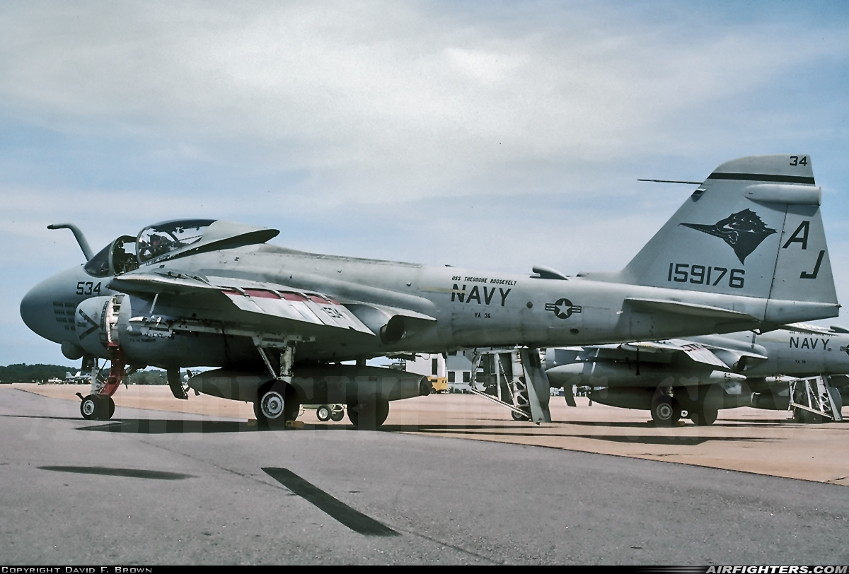 USA - Navy Grumman A-6E Intruder (G-128) 159176 at Virginia Beach - Oceana NAS / Apollo Soucek Field (NTU / KNTU), USA