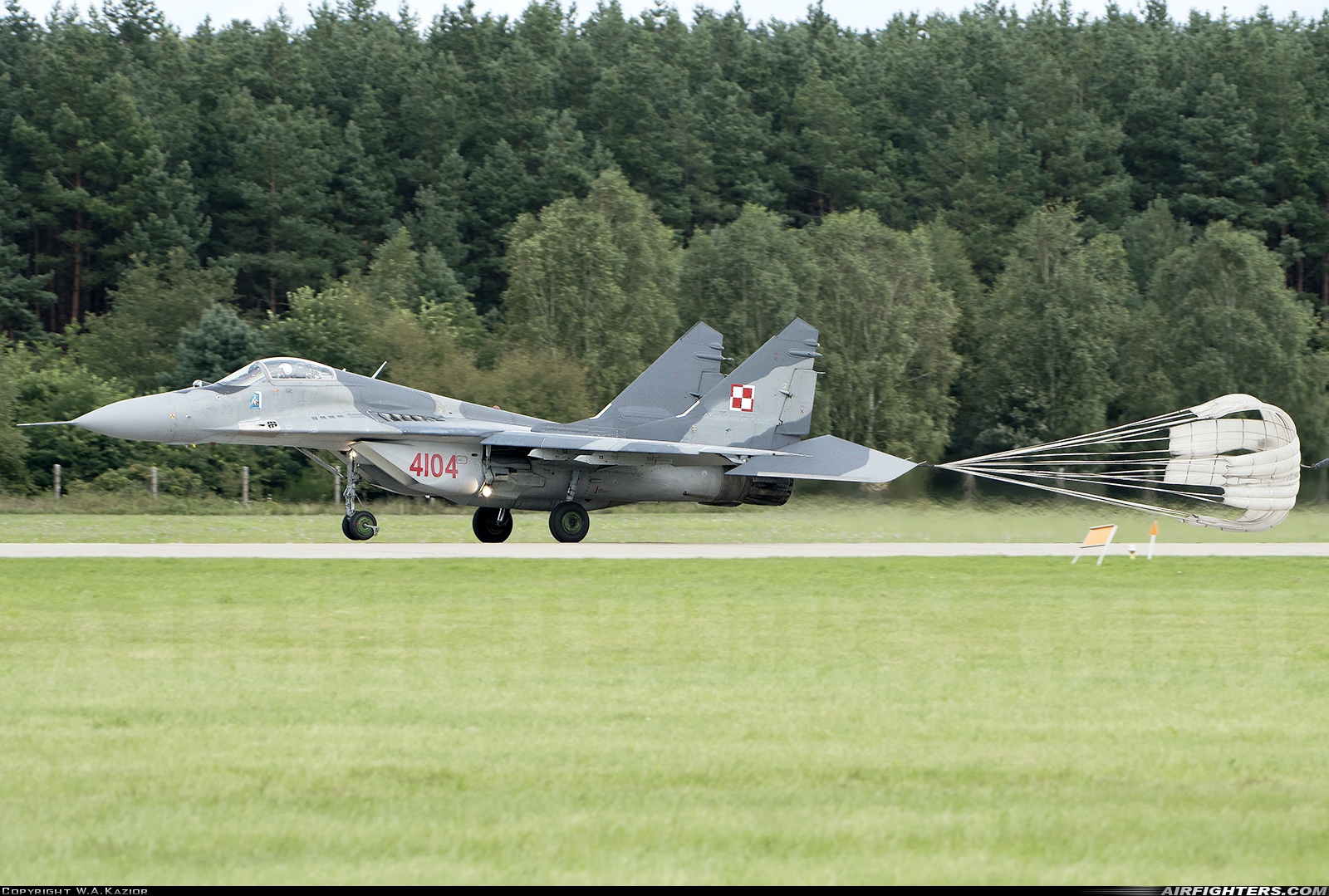 Poland - Air Force Mikoyan-Gurevich MiG-29G (9.12A) 4104 at Miroslawiec (EPMI), Poland