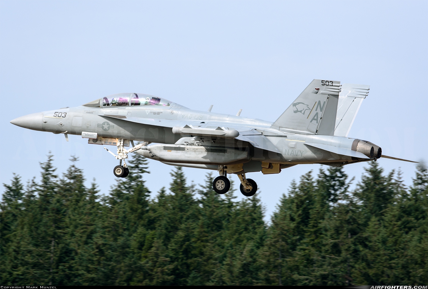 USA - Navy Boeing EA-18G Growler 168896 at Oak Harbor - Whidbey Island NAS / Ault Field (NUW), USA