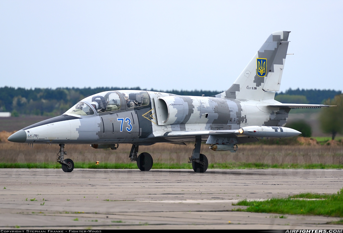 Ukraine - Air Force Aero L-39C Albatros 73 BLUE at Lutsk - Vyshkiv, Ukraine