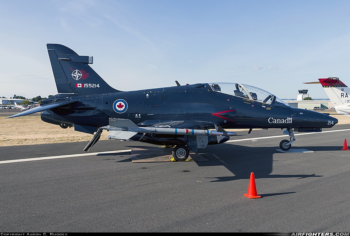 Canada - Air Force BAE Systems CT-155 Hawk (Hawk Mk.115) 155214 at Portland - Portland-Hillsboro (HIO), USA