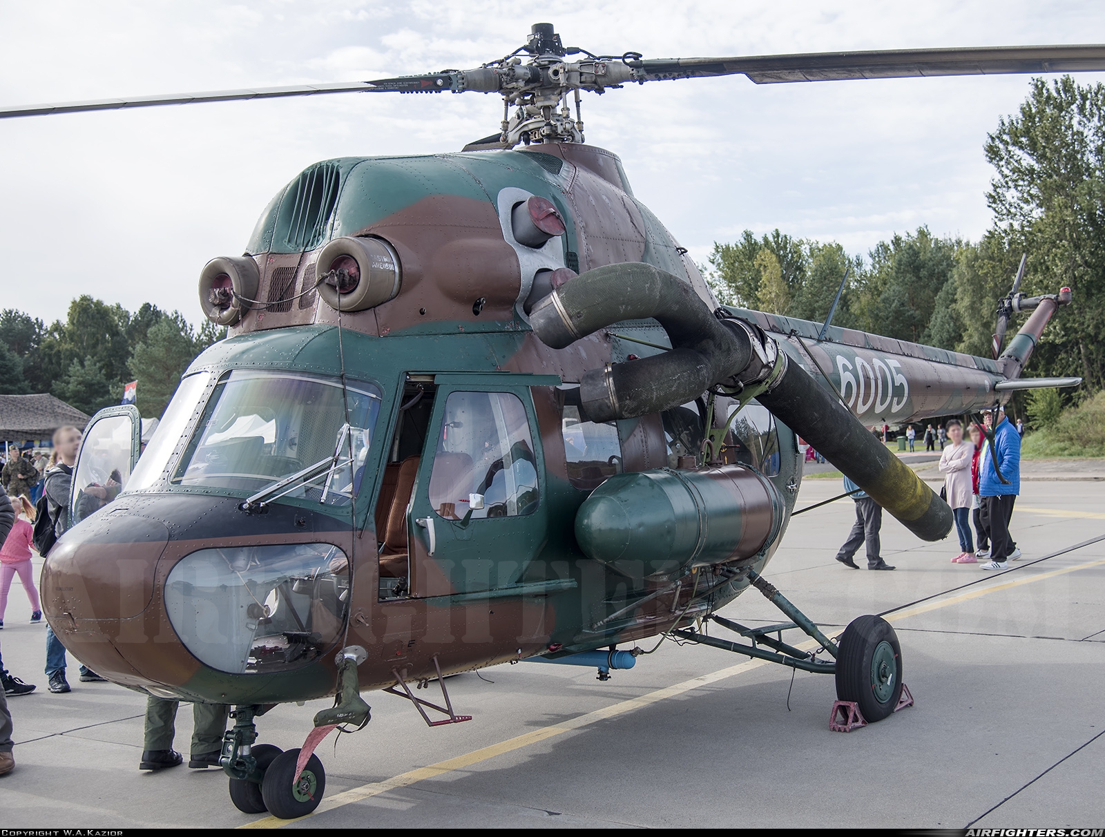 Poland - Army Mil Mi-2Ch 6005 at Miroslawiec (EPMI), Poland